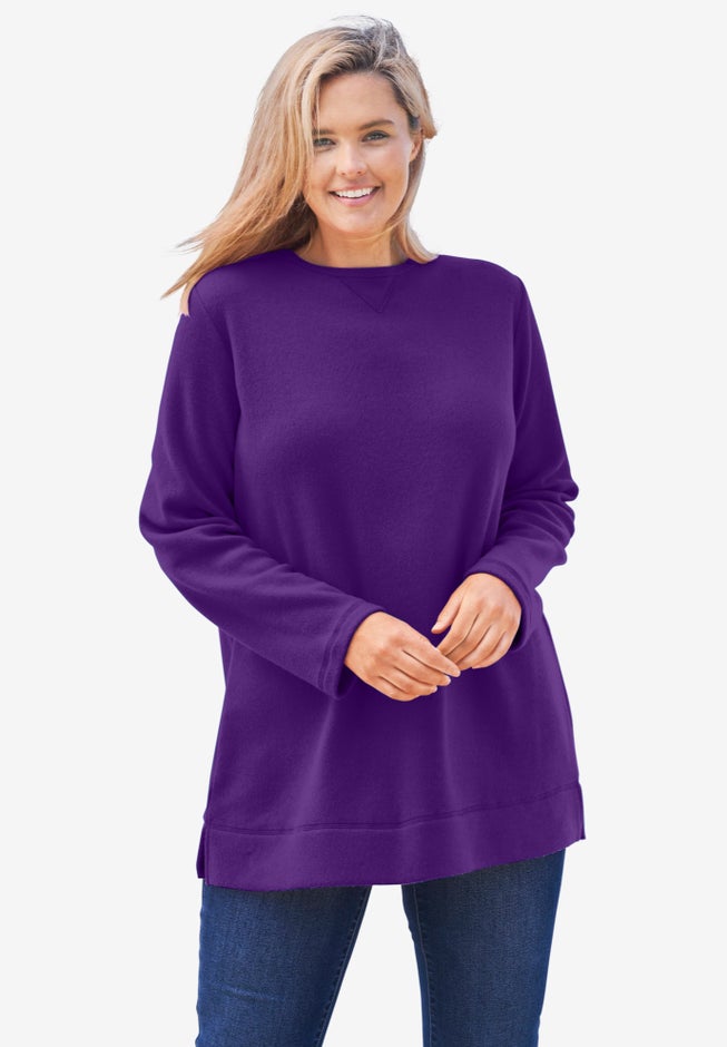 Crewneck Ultra Soft Sherpa Sweatshirt image number 1