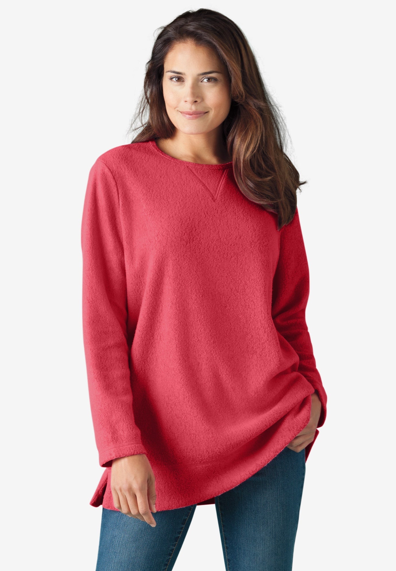 Crewneck Ultra Soft Sherpa Sweatshirt image number 0