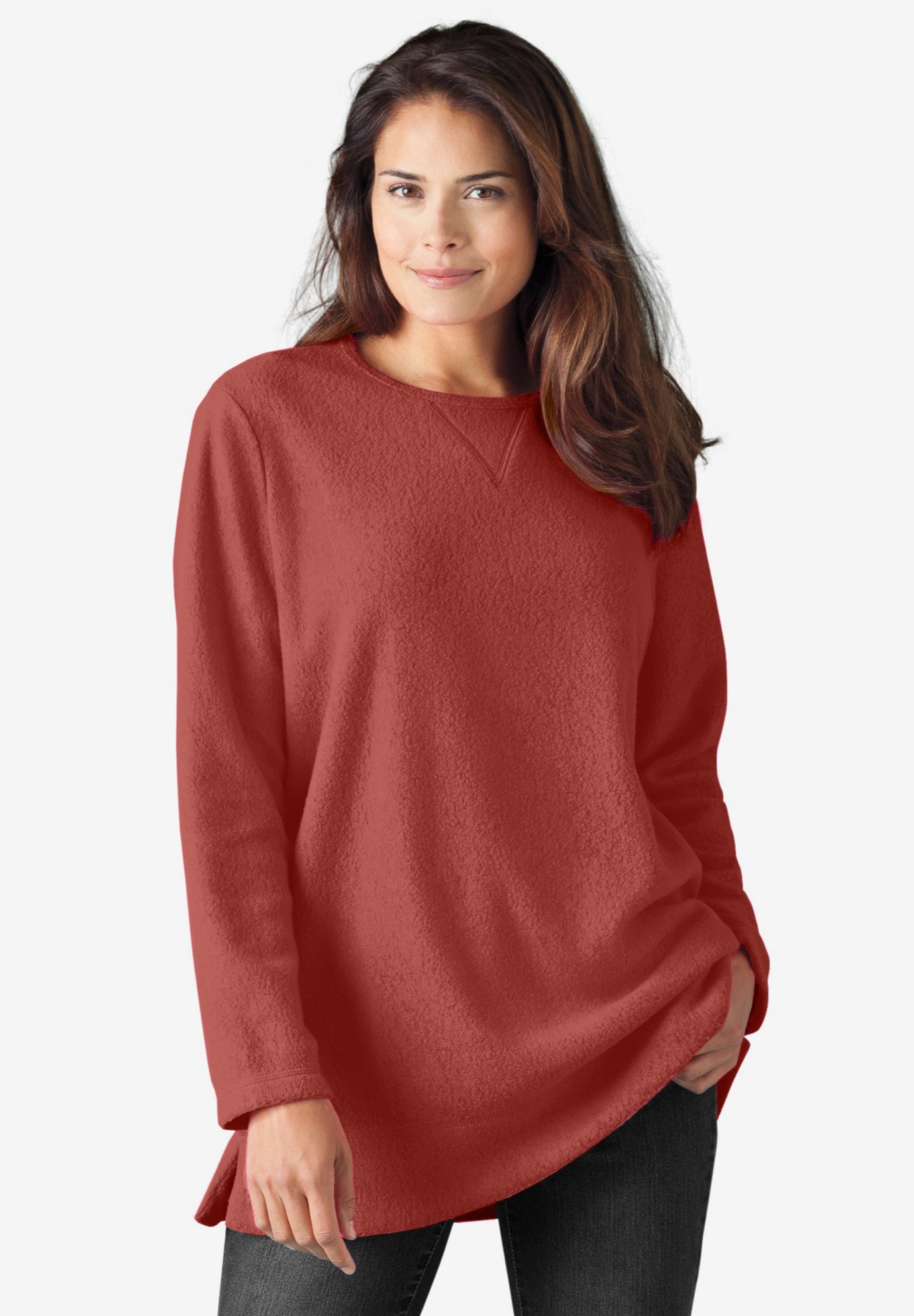 Crewneck Ultra Soft Sherpa Sweatshirt image number 0