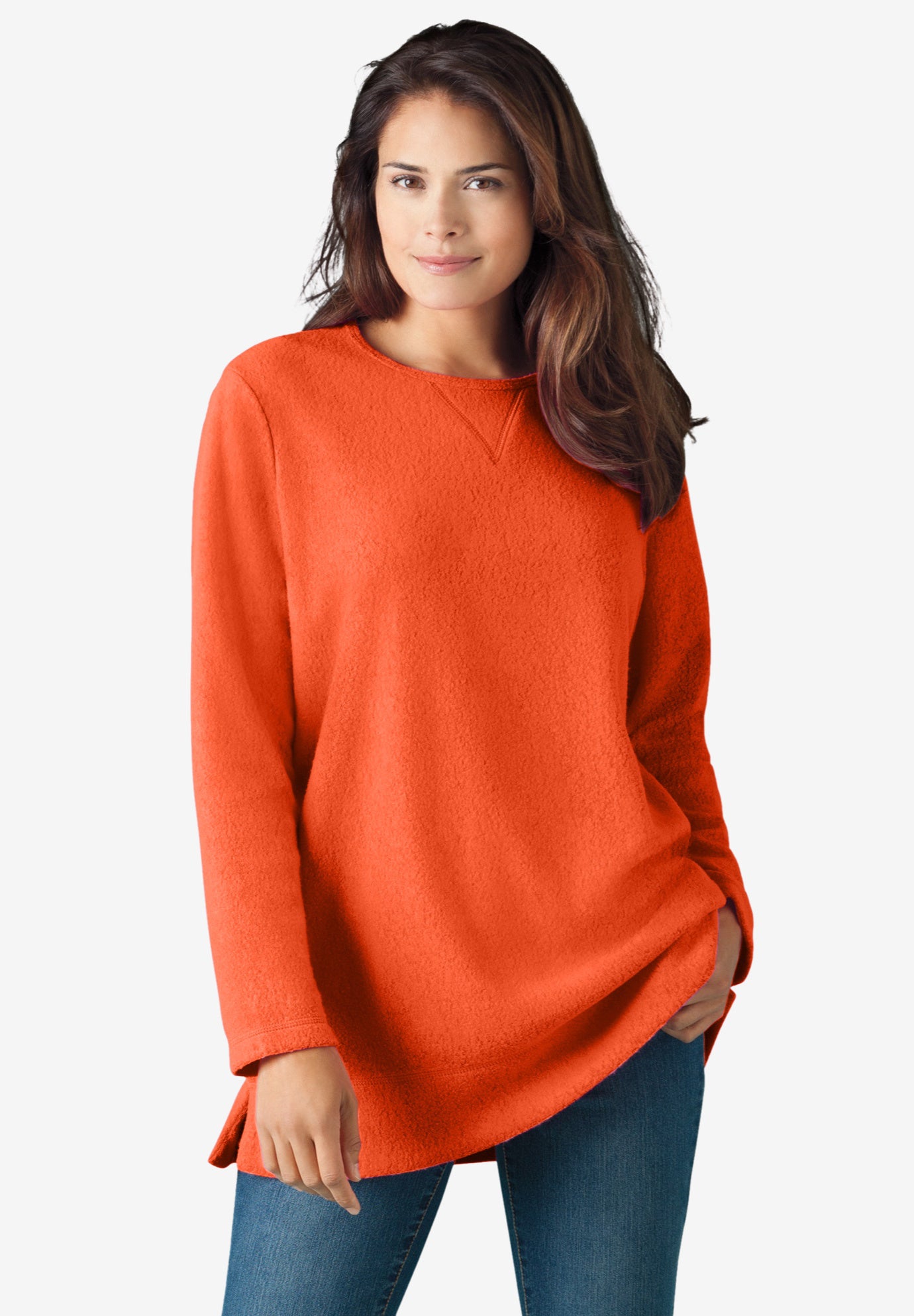 Crewneck Ultra Soft Sherpa Sweatshirt image number 0