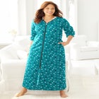 Long Hooded Fleece Sweatshirt Robe image number null