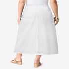 Plus Size Easy-Wear A-Line Skirt image number 1