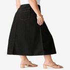 Plus Size Easy-Wear A-Line Skirt image number 2