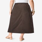 Plus Size Easy-Wear A-Line Skirt image number 1