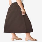 Plus Size Easy-Wear A-Line Skirt image number 2