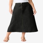 Plus Size Easy-Wear A-Line Skirt image number 0