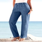 Plus Size Easy-Wear Straight Leg Jean image number 5