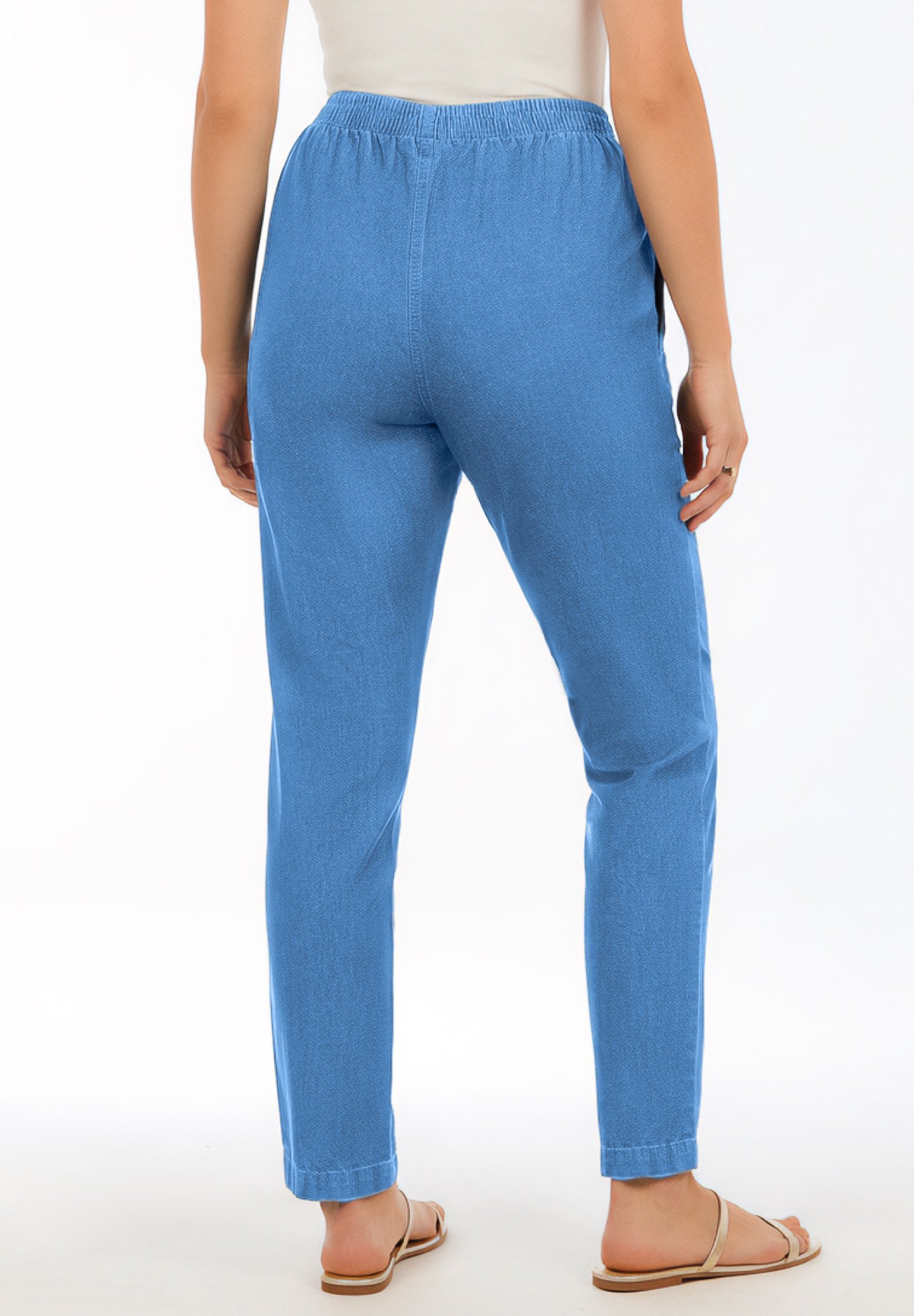 Plus Size Easy-Wear Straight Leg Jean image number 2