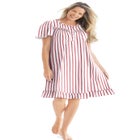 Short Floral Print Cotton Gown image number 0