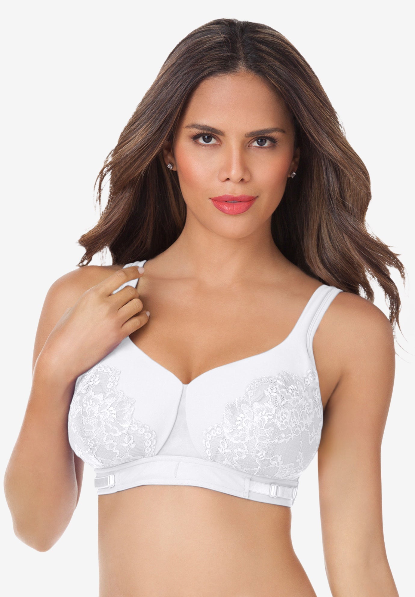 Full Coverage Lace Cup Bra image number 0
