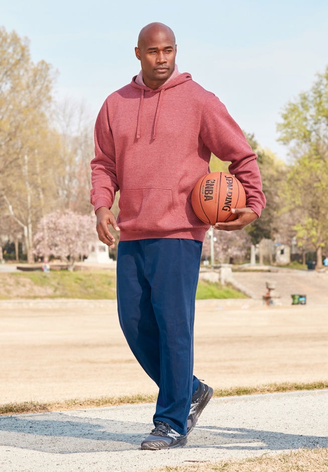 Lightweight Jersey Open-Bottom Sweatpants image number 5