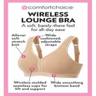 Wireless Front-Close Lounge Bra image number null