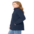 Zip-Front Microfleece Jacket image number null