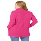 Zip-Front Microfleece Jacket image number null