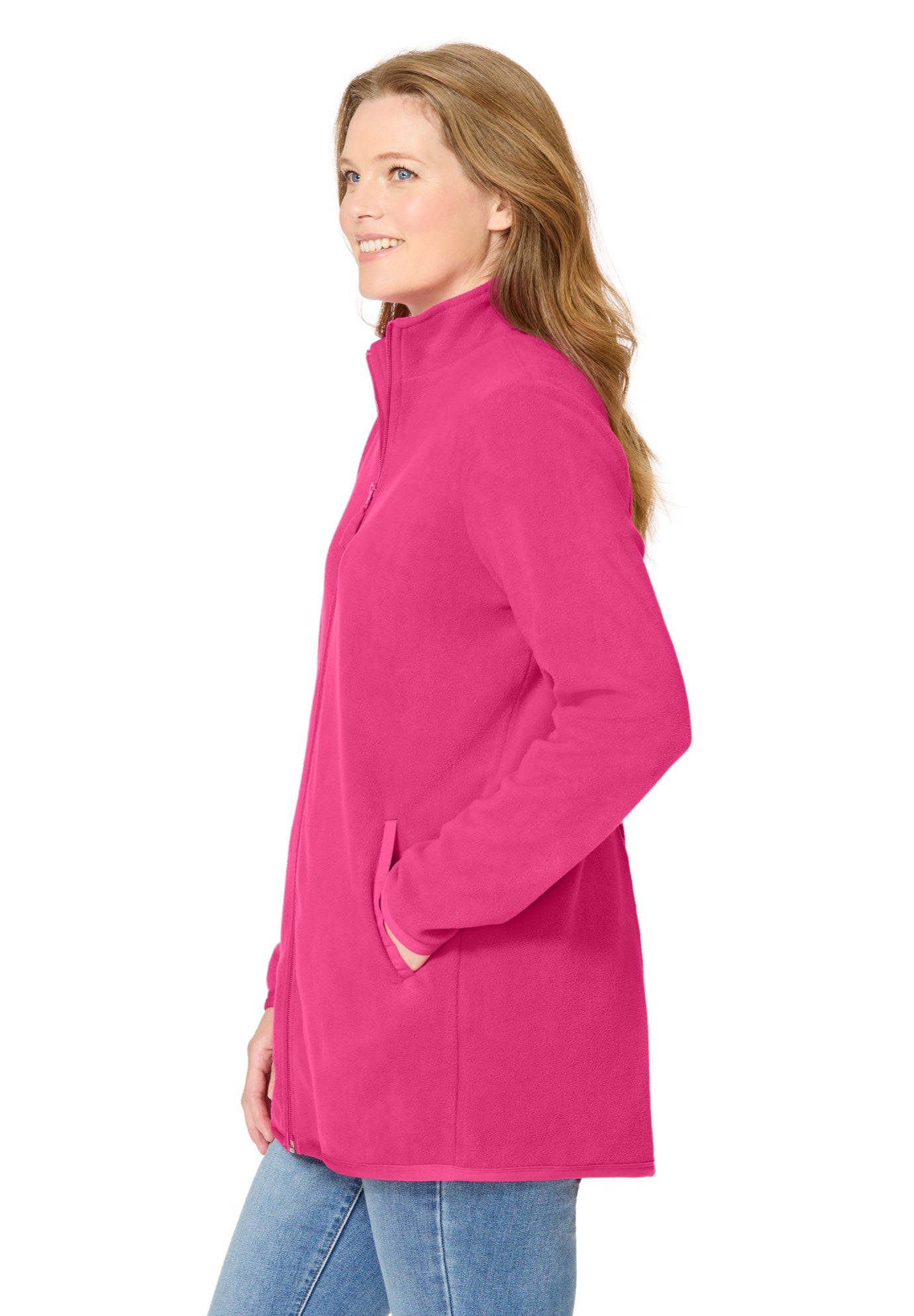 Zip-Front Microfleece Jacket image number 2