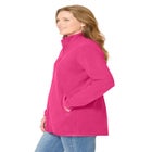 Zip-Front Microfleece Jacket image number null