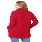 Zip-Front Microfleece Jacket image number null