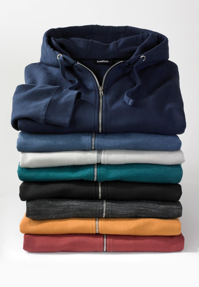 Fleece Zip-Front Hoodie image number 6