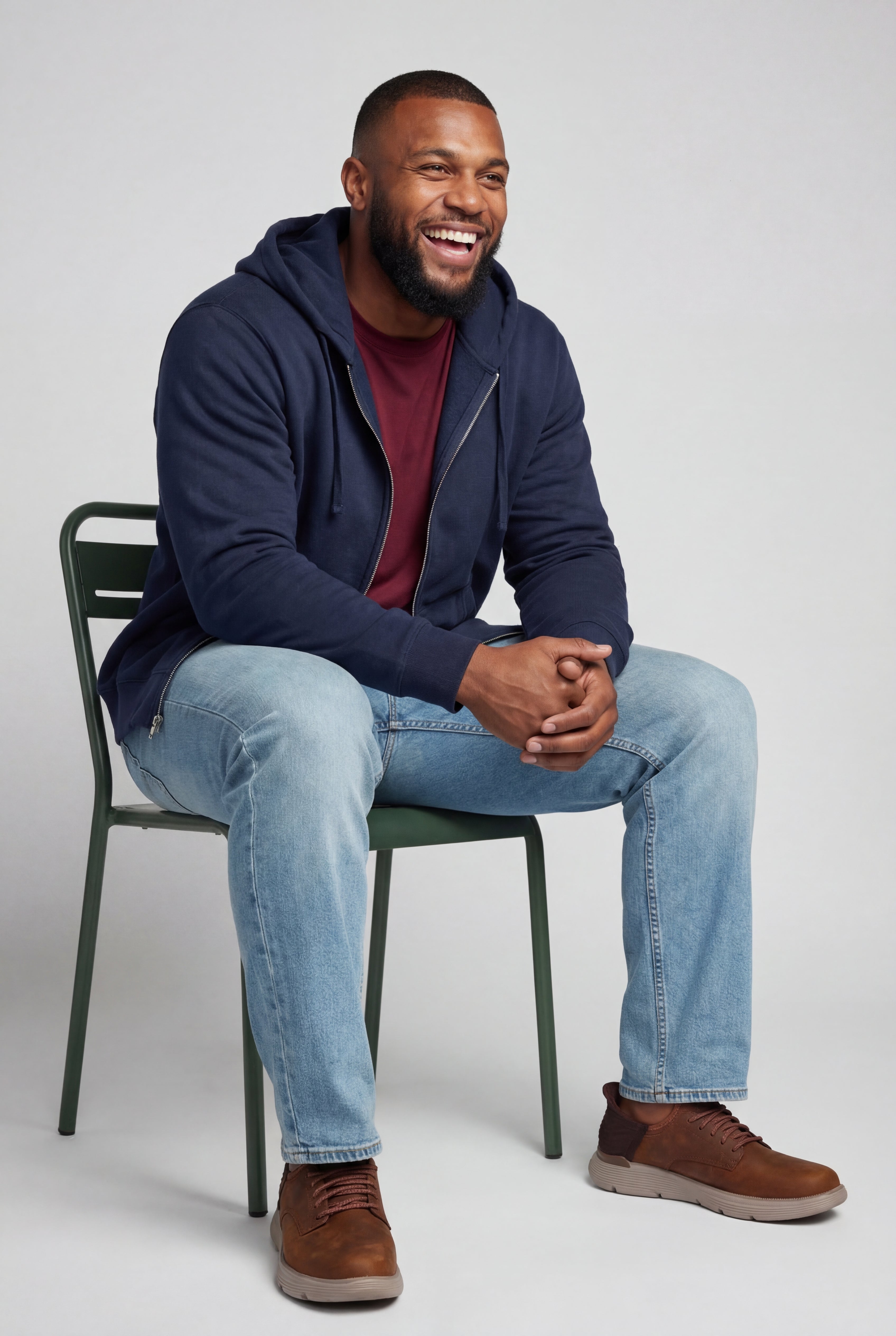 Fleece Zip-Front Hoodie image number 5