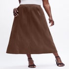 Stretch Denim Jegging Skirt image number null