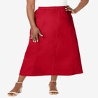 Stretch Denim Jegging Skirt image number 0