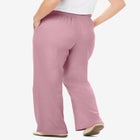 7-Day Knit Wide-Leg Pull-On Pants image number null