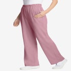 7-Day Knit Wide-Leg Pull-On Pants image number null