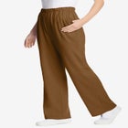 7-Day Knit Wide-Leg Pull-On Pants image number null