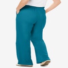 7-Day Knit Wide-Leg Pull-On Pants image number null