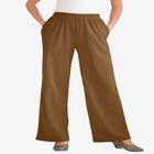 7-Day Knit Wide-Leg Pull-On Pants image number null