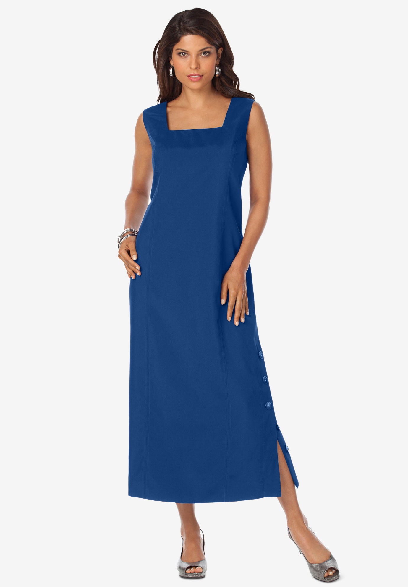 Side Button Suit Jacket Dress image number 3