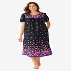 Short Print Shirred Lounger image number null
