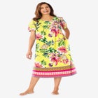 Short Print Shirred Lounger image number null