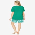 Knit PJ Short Set image number null