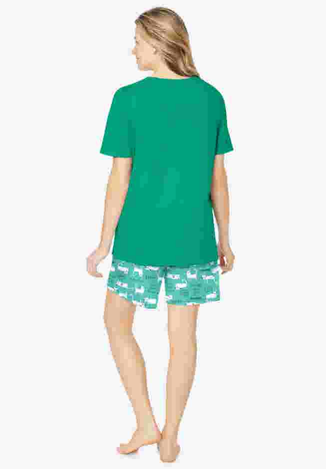 Knit PJ Short Set image number 1