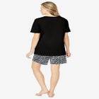 Knit PJ Short Set image number null