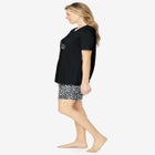 Knit PJ Short Set image number null