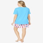 Knit PJ Short Set image number null