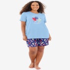 Knit PJ Short Set image number null