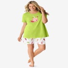 Knit PJ Short Set image number null