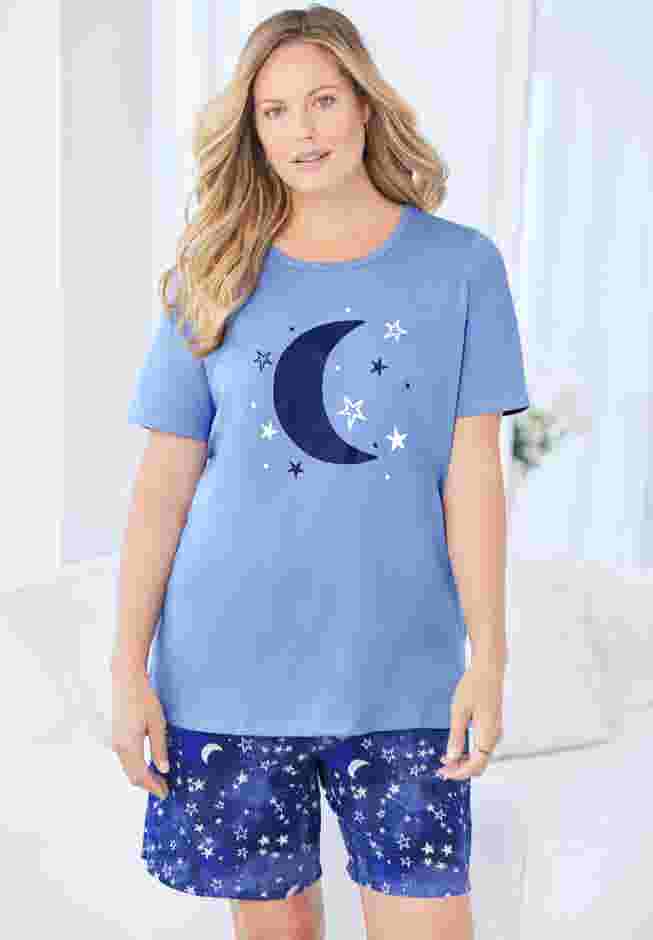 Knit PJ Short Set image number 1