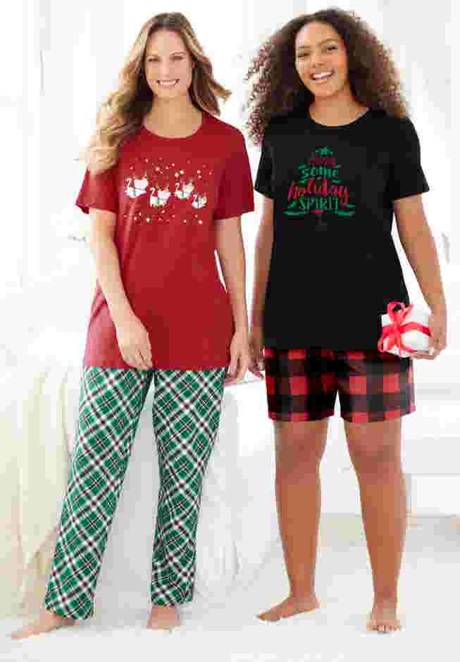 Knit PJ Short Set image number 3