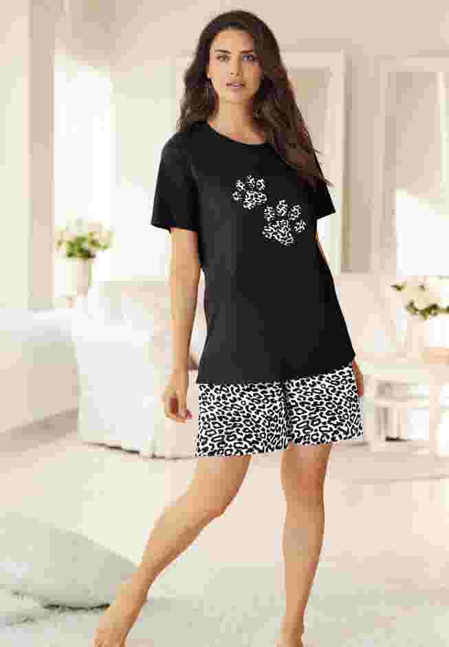 Knit PJ Short Set image number 0