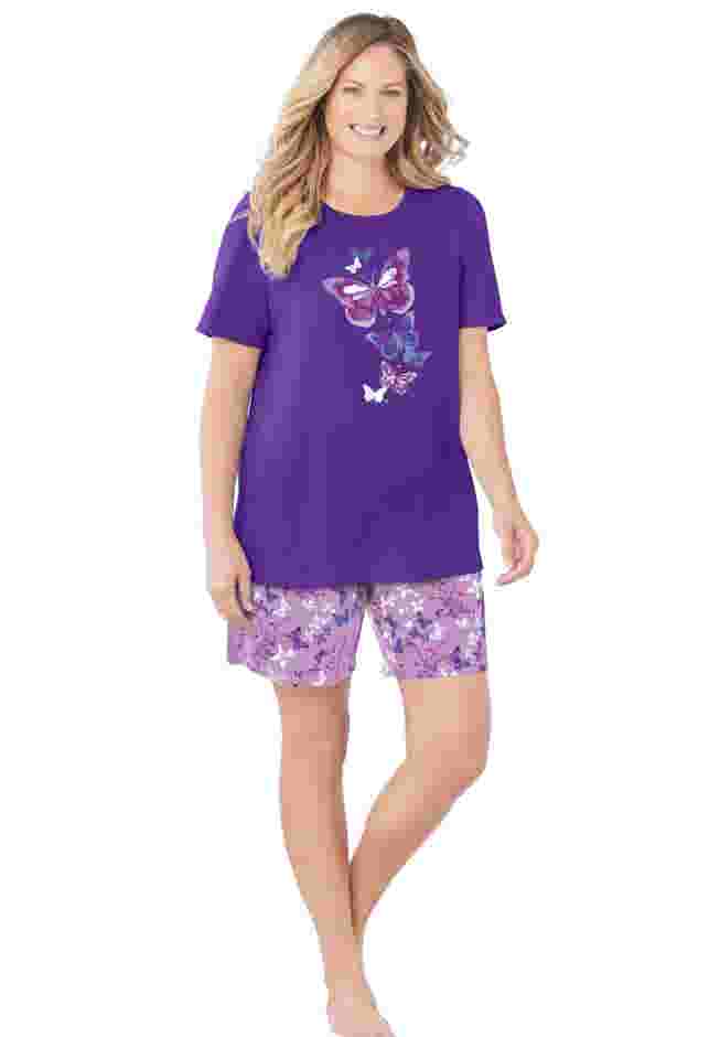 Knit PJ Short Set image number 0