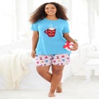 Knit PJ Short Set image number 3