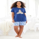 Knit PJ Short Set image number null