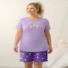 Knit PJ Short Set image number null