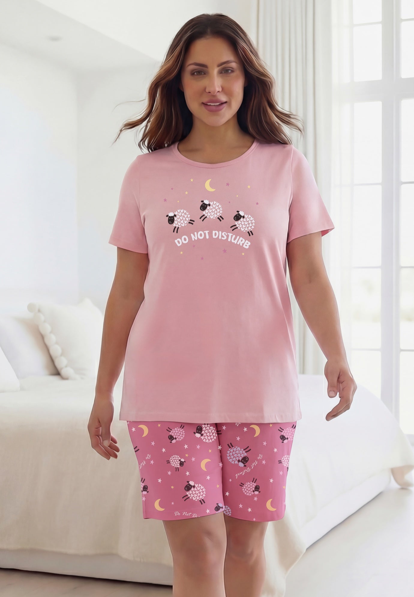 Knit PJ Short Set image number 5