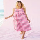 Print Sleeveless Square Neck Lounger image number null