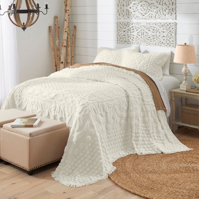 100% Cotton Georgia Chenille Bedspread image number 2